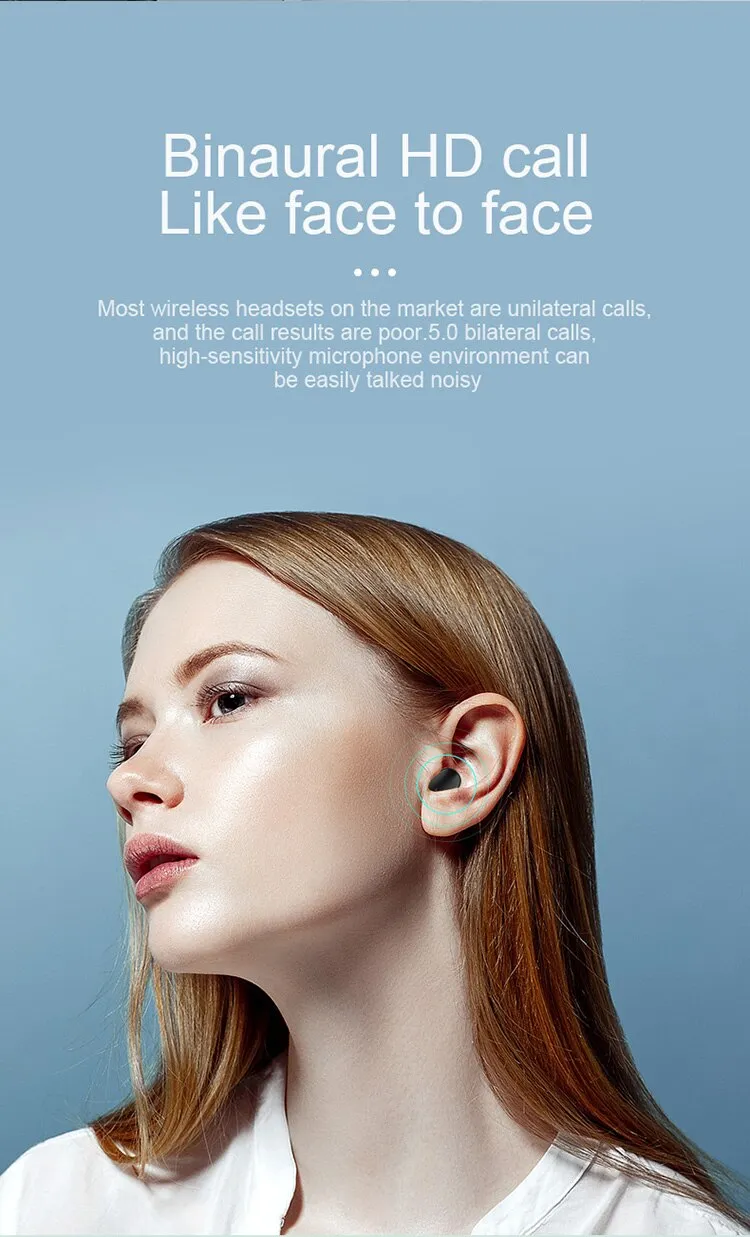 Original A6S TWS Wireless Earphones: Bluetooth Headphones