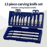 13Pcs Metal Carving Knife Set: Precision DIY Repair Tool