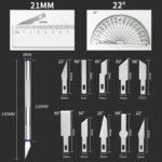 13Pcs Metal Carving Knife Set: Precision DIY Repair Tool