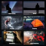 Mini LED Portable Keychain Flashlight: USB Rechargeable, Strong Magnet