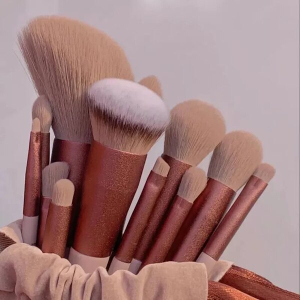 13 PCS Makeup Brushes Set: Eye Shadow Foundation Cosmetic Brush