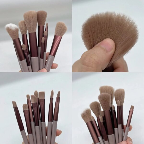 13 PCS Makeup Brushes Set: Eye Shadow Foundation Cosmetic Brush