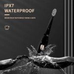 Jianpai Classic Acoustic Electric Toothbrush: 5-Gear Mode, USB Charging