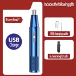 High-Quality Electric Nose Hair Trimmer: USB Charging, Portable