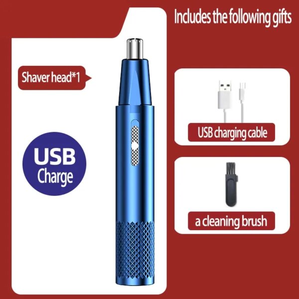 59853-wbziih.jpg High-Quality Electric Nose Hair Trimmer: USB Charging, Portable
