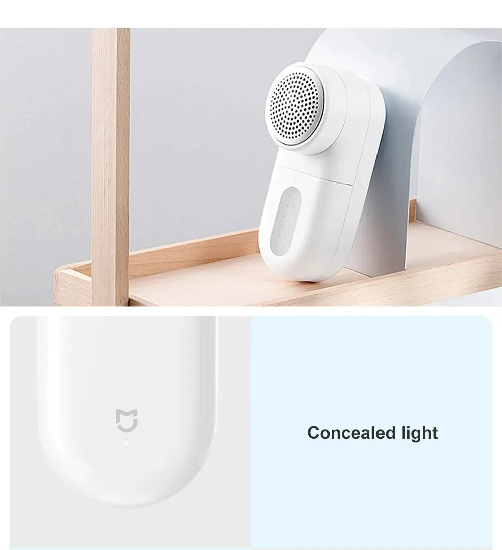 Portable Xiaomi MIJIA Lint Remover: Rechargeable Fabric Shaver