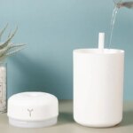 Portable 390ml Air Humidifier: Aromatherapy USB Sprayer with LED Night Lamp