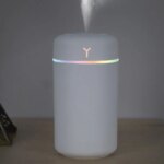 Portable 390ml Air Humidifier: Aromatherapy USB Sprayer with LED Night Lamp