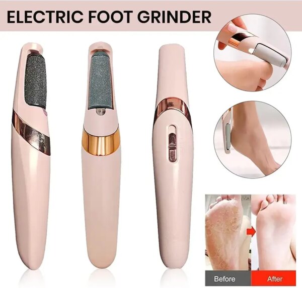 60019-plrban.jpg Rechargeable Electric Callus Remover: Portable Foot File Pedicure Tool