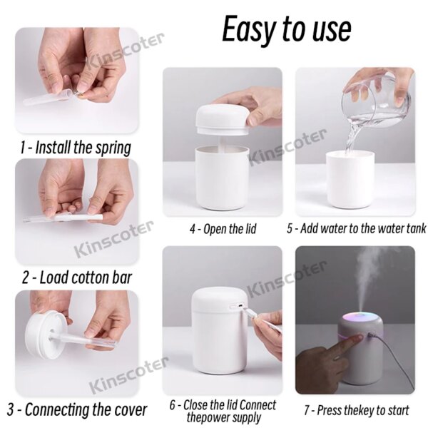 60038-bhkntn.jpg 300ml H2O Air Humidifier: Portable USB Aroma Diffuser