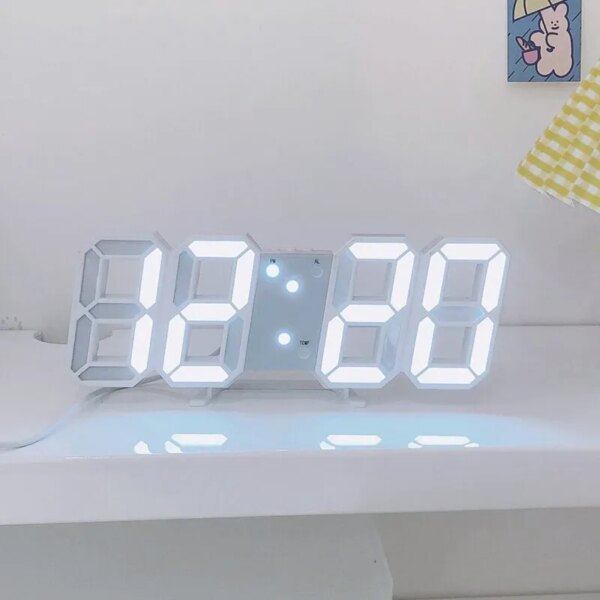 60171-wqw8ce.jpg 3D LED Digital Wall Clock: Luminous Fashion Multifunctional