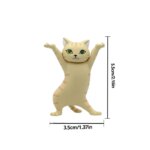 5 Models Dancing Cat Figure Cake Decoration: Enchanting Animation Cat Model
