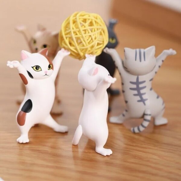 60185-nqlu6i.jpg 5 Models Dancing Cat Figure Cake Decoration: Enchanting Animation Cat Model