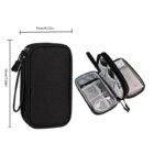 Pink/Grey/Black/Navy Travel Portable Digital Product Storage Bag: USB Data Cable Organizer