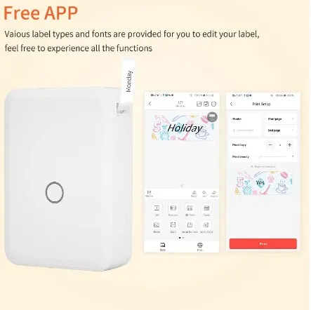 60380-zgjvsh.jpg Niimbot D110 Wireless Label Printer: Pocket Handheld Thermal Printer