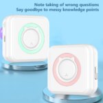 Elough Mini Portable Label Printer: Wireless Inkless Self-adhesive Thermal Printer