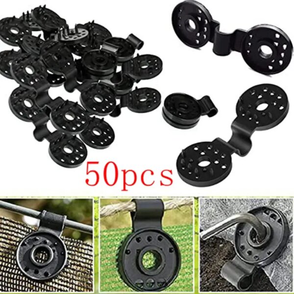 60891-0estbp.jpg Shade Cloth Clips: 50Pcs Fabric Clamps for Sunblock Fabric, Garden Backyard, Greenhouse Fixing