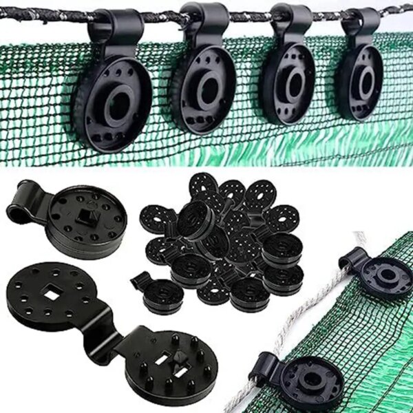 60891-wq5eni.jpg Shade Cloth Clips: 50Pcs Fabric Clamps for Sunblock Fabric, Garden Backyard, Greenhouse Fixing