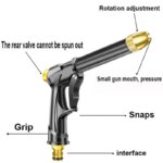 High Pressure Water Gun Sprayer: Garden Washer for Cleaning and Watering