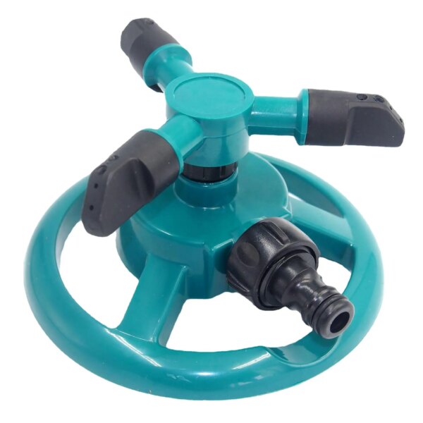 360 Degree Automatic Rotating Sprinkler Nozzle: Garden Lawn Watering Irrigation Supply