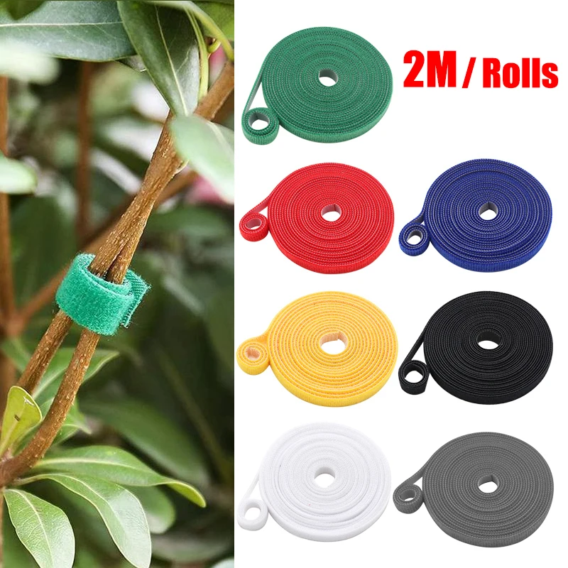 Green Garden Twine: 3 Rolls Plant Ties, Nylon Bandage for Bamboo Cane Support