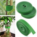 Green Garden Twine: 3 Rolls Plant Ties, Nylon Bandage for Bamboo Cane Support