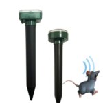Solar Ultrasonic Rat Repellent: Built-in Buzzer, Outdoor Garden Lawn Snake Repellent