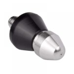 Metal 1/4" Quick High Pressure Washer Nozzle: 6 Jet Universal Cleaning Nozzle for Washing Machine Drain Pipes