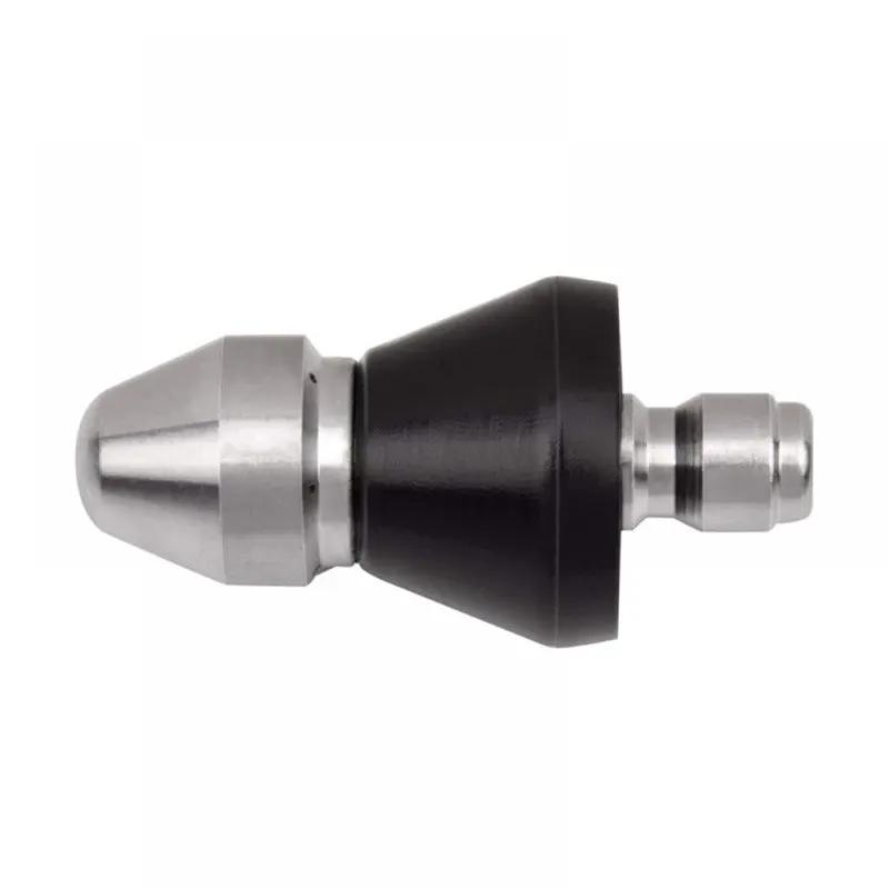 Metal 1/4" Quick High Pressure Washer Nozzle: 6 Jet Universal Cleaning Nozzle for Washing Machine Drain Pipes