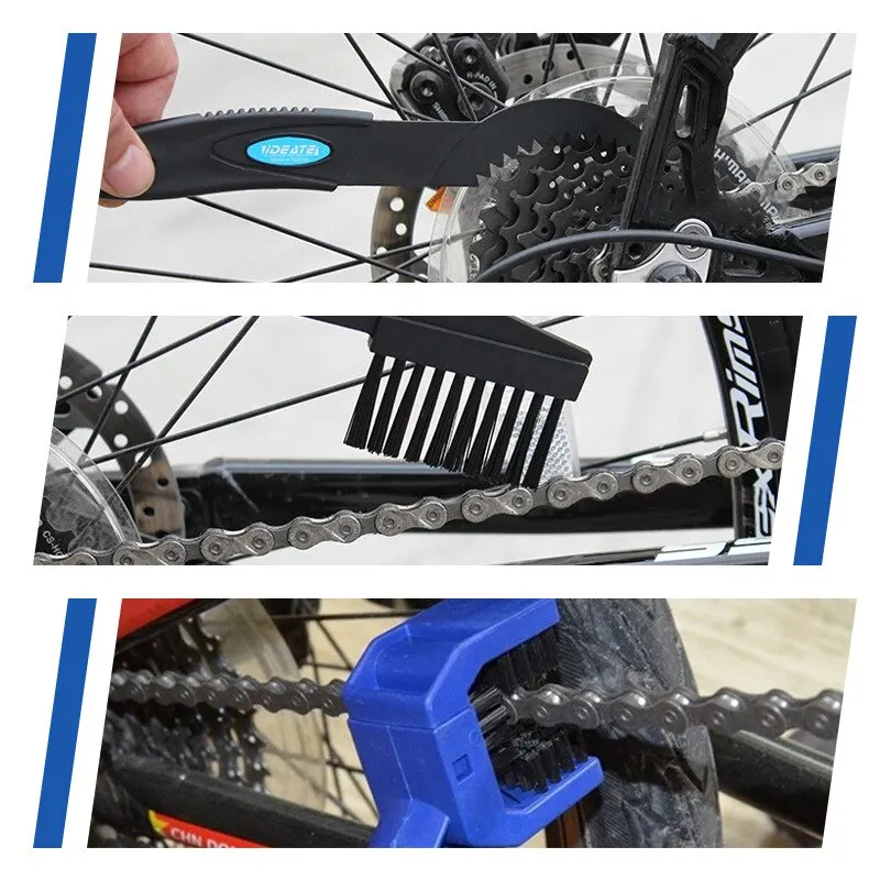 Portable Motorcycle/Bike Chain Cleaner Brush: Maintenance Tool