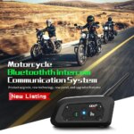 EJEAS V6 PRO Bluetooth Motorcycle Intercom: 6 Riders, Waterproof