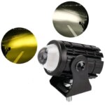 Mini LED Projector Lens Motorcycle Headlight: Auxiliary Spotlight Lamp