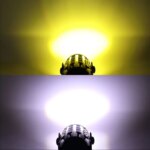 Mini LED Projector Lens Motorcycle Headlight: Auxiliary Spotlight Lamp