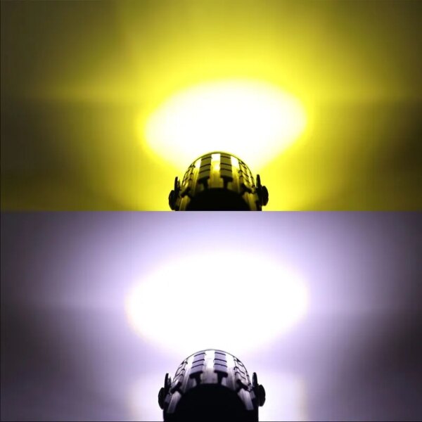 Mini LED Projector Lens Motorcycle Headlight: Auxiliary Spotlight Lamp