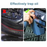 Motorcycle Chain Oil Storage Tool Box: Splash-Proof Chain Cleaning Oil Agent for Effective Anti-Spray