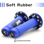 Motorcycle 7/8" Handlebar Grip Gel Brake Rubber