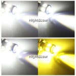 LED Motorcycle Headlight Dual Color Beam
