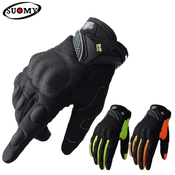 SUOMY Full Finger Racing Motorcycle Gloves, XXL Size