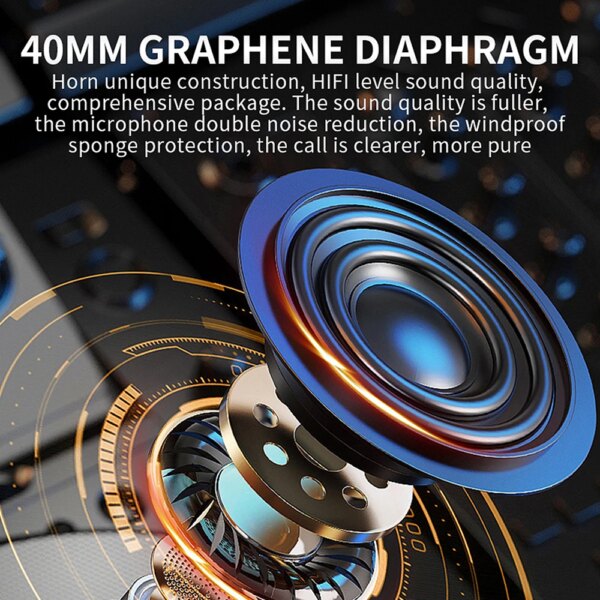 61539-ybj3gt.jpg Motorcycle Helmet Headset: Bluetooth 5.3, Hands-free Call, Waterproof, MP3 Music Player