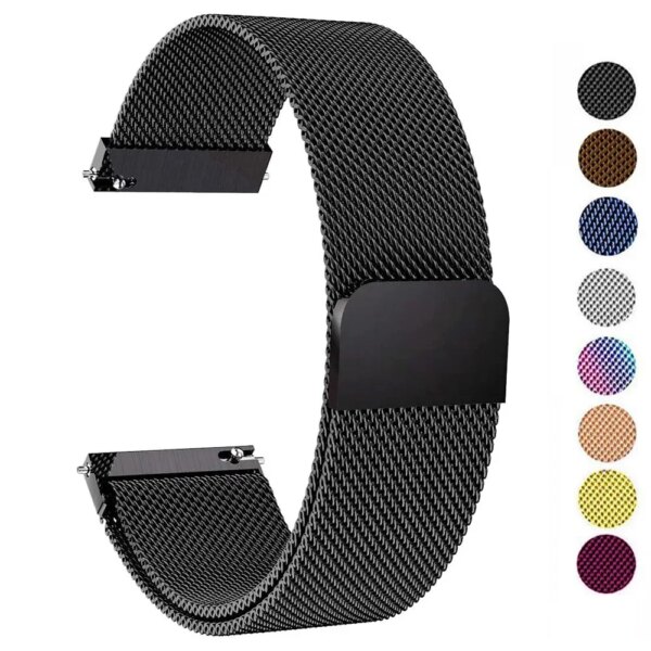 61644-gj3mhi.jpg Milanese Loop Strap: Samsung Galaxy Watch 6/5/4 44mm/40mm, 6 Classic/Active 2, Huawei GT Magnetic Watch Band