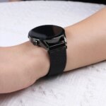 Milanese Loop Strap: Samsung Galaxy Watch 6/5/4 44mm/40mm, 6 Classic/Active 2, Huawei GT Magnetic Watch Band