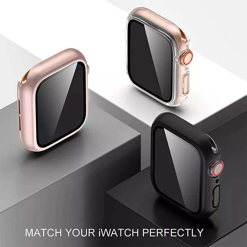 Glass Cover for Apple Watch: Series 8/7/6/SE/5/9, Screen Protector, iWatch Accessories