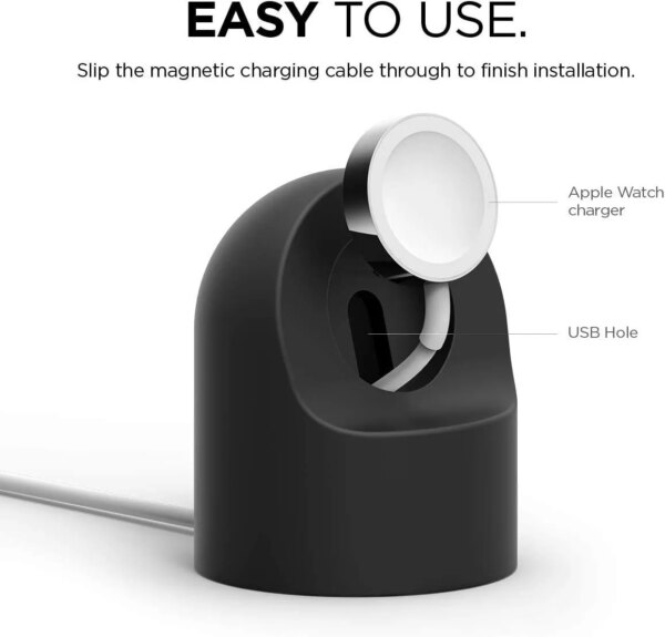 Charger Stand for Apple Watch Series: Dock Station Silicone Bracket