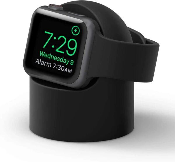 Charger Stand for Apple Watch Series: Dock Station Silicone Bracket