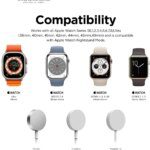 Charger Stand for Apple Watch Series: Dock Station Silicone Bracket