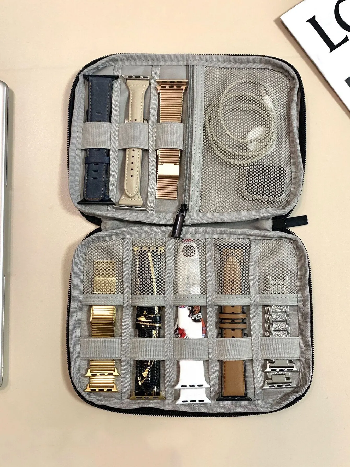 Watchband Bag for Apple Watch Strap: Travel Storage Box Case