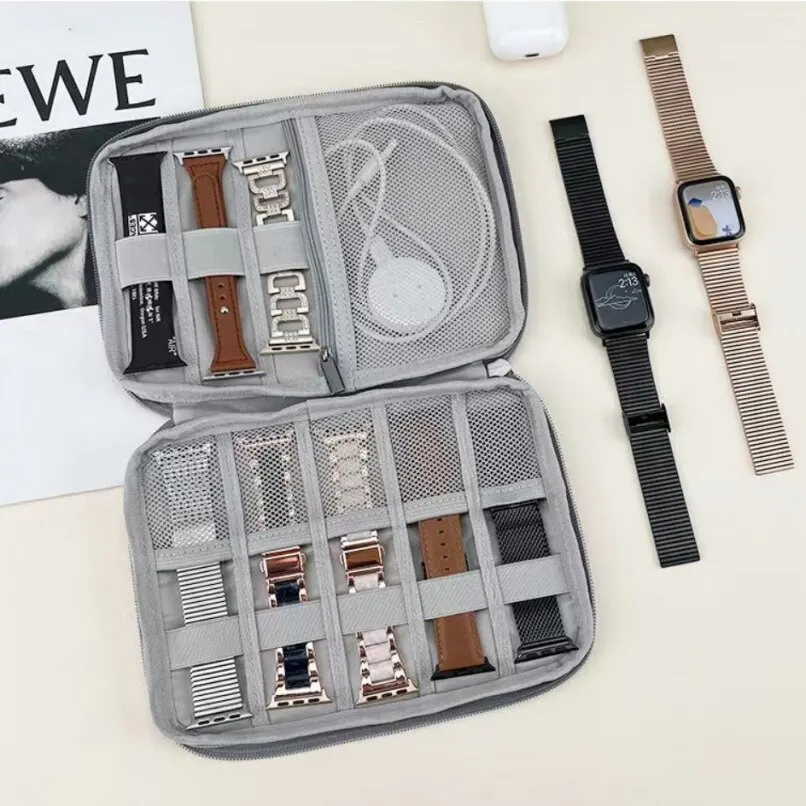 Watchband Bag for Apple Watch Strap: Travel Storage Box Case