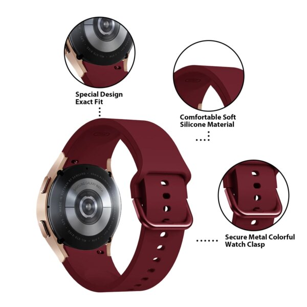 61956-7iffan.jpg Samsung Galaxy Watch Silicone Strap for 4, 6, Classic 47mm/46mm