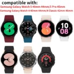Samsung Galaxy Watch Silicone Strap for 4, 6, Classic 47mm/46mm