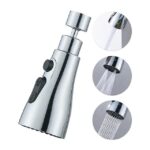 360° Adjustable Tap Extender: Splashproof Booster Sprayer